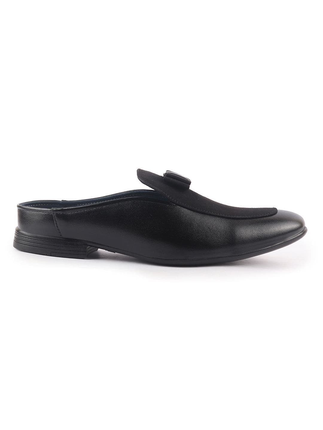 FAUSTO Men Textured Leather Slip-On Formal Shoes thumbnail 3