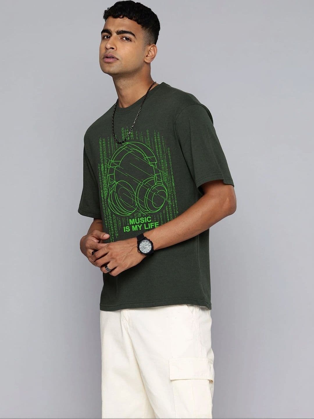 Moda Rapido Men Printed T-shirt thumbnail 2