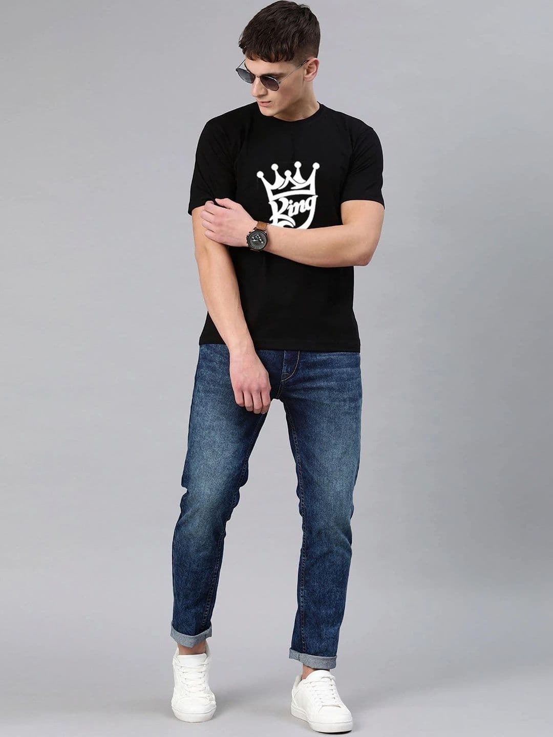 Moda Rapido X Organic Chics Men Typography Printed Bio Finish T-shirt thumbnail 3