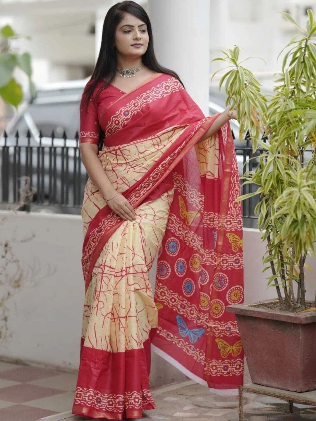 MITITA FASHION Ethnic Motifs Saree - view 1