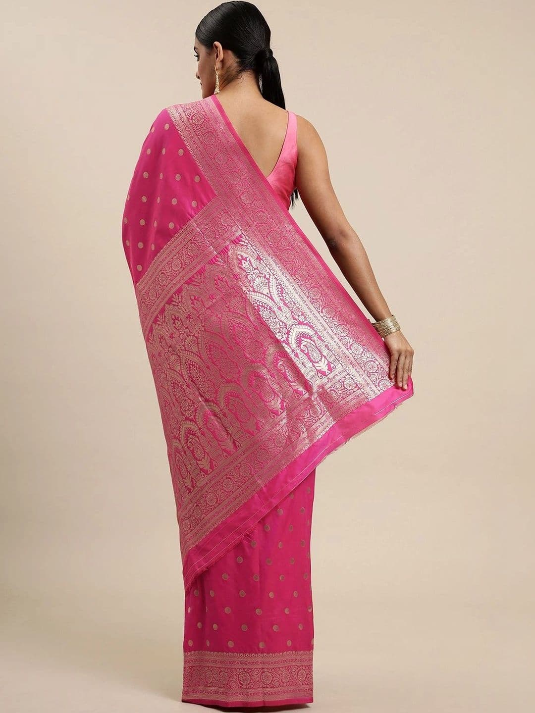 KALINI Woven Design Zari Art Silk Banarasi Saree thumbnail 6