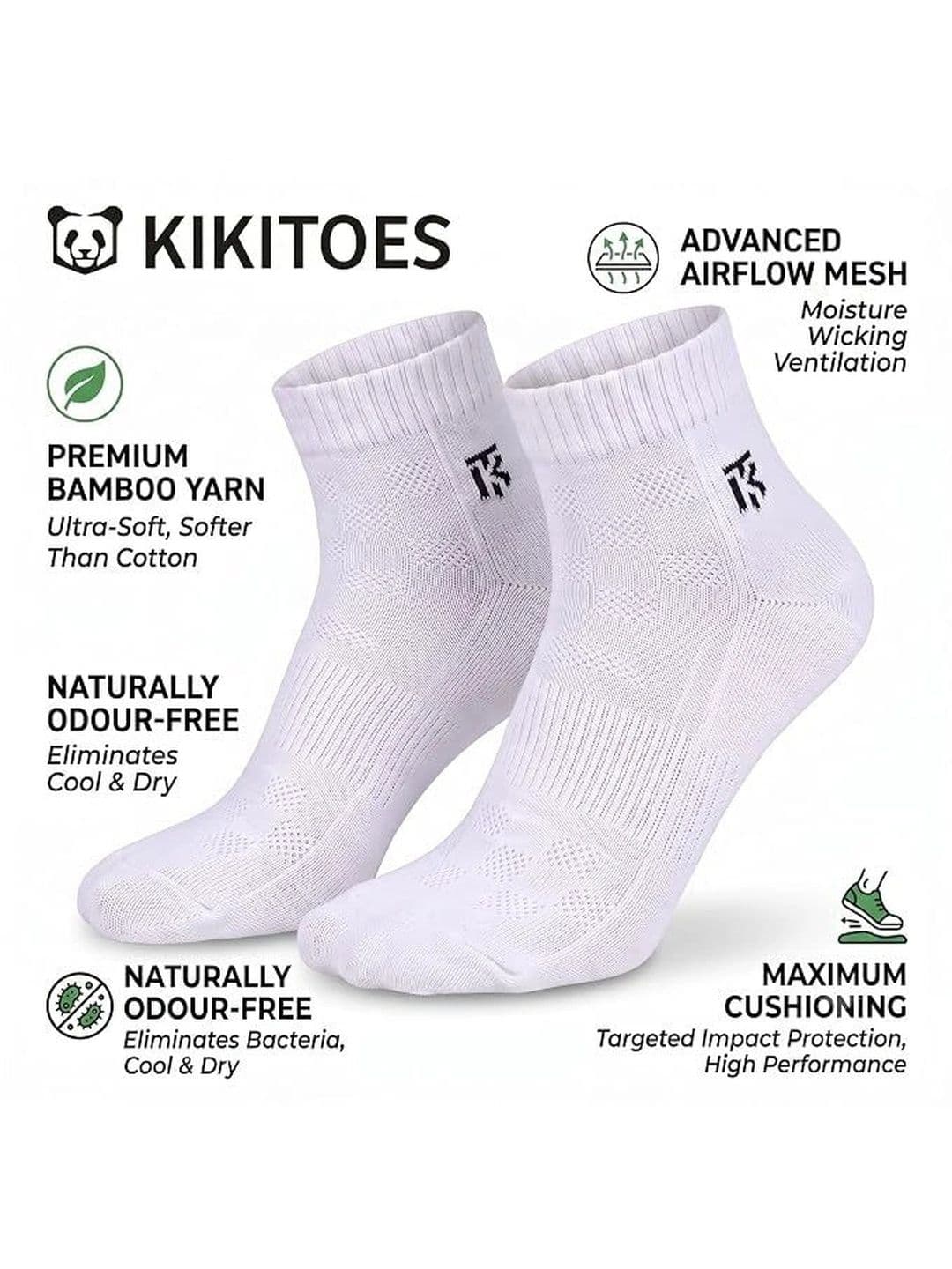 Kikitoes Men Pack of 2 Assorted Ankle Length Socks thumbnail 3