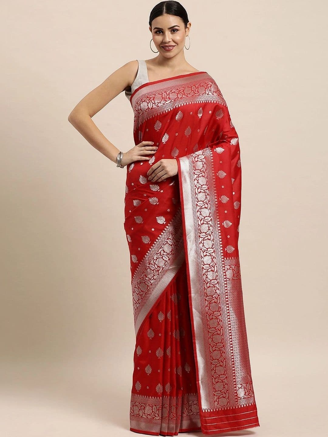 KALINI Woven Design Zari Art Silk Banarasi Saree - view 1