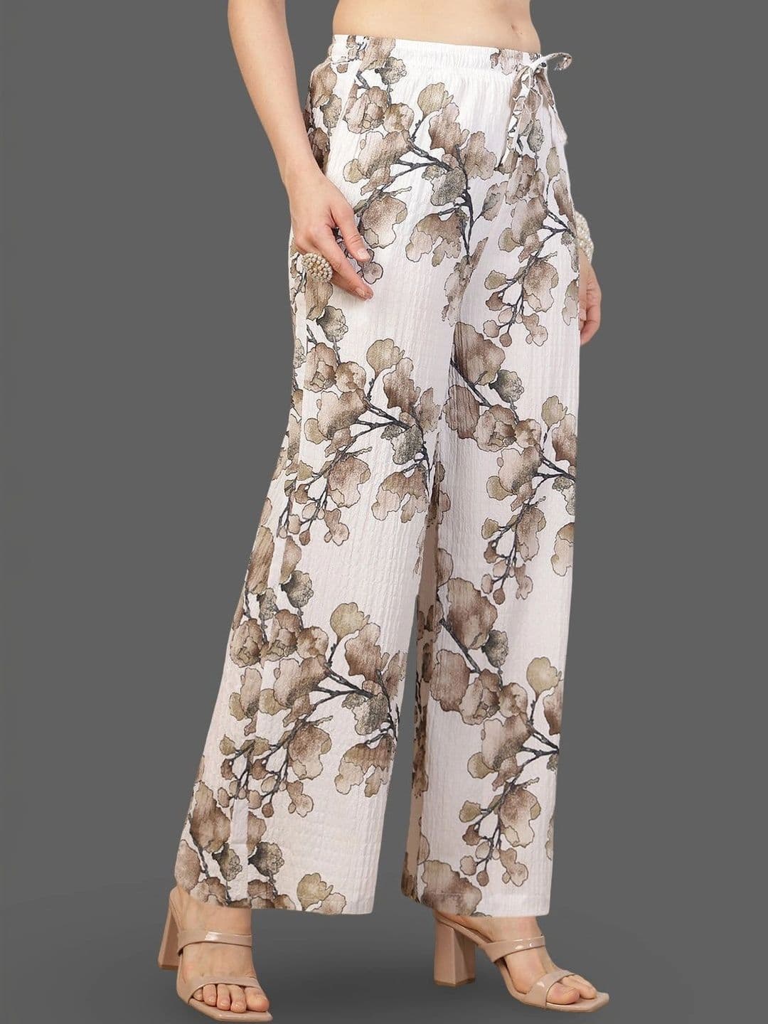 Moda Rapido X Gracit Women Floral Printed Ethnic Palazzos thumbnail 6