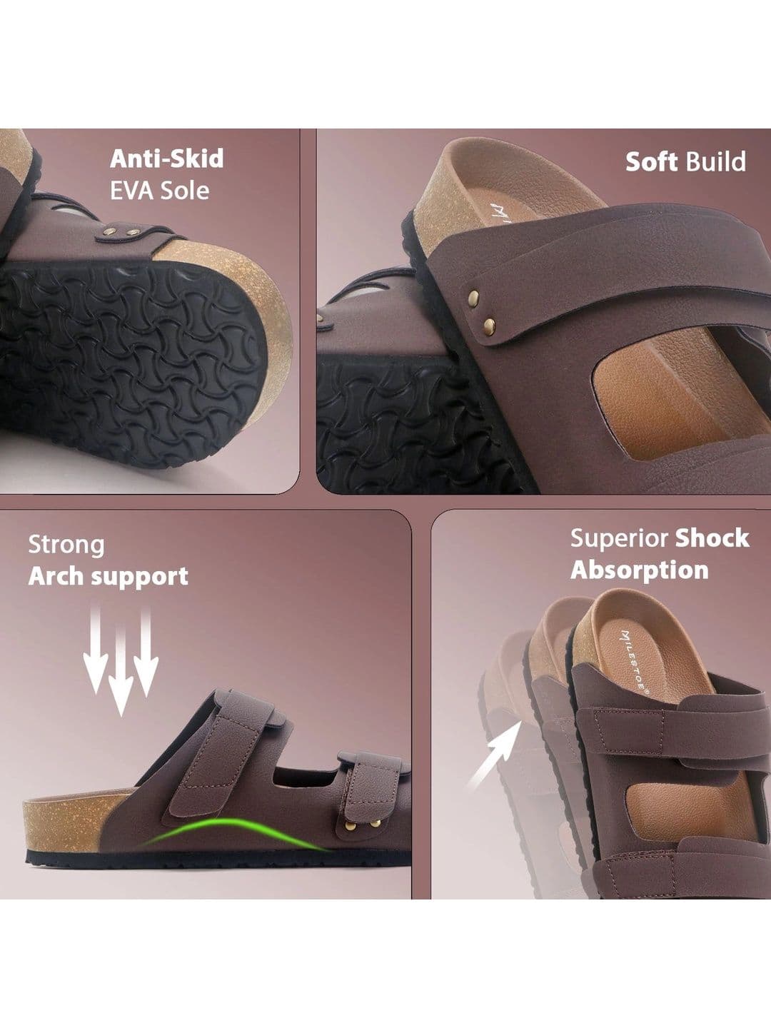 MILESTOE Men PU Comfort Sandals thumbnail 3