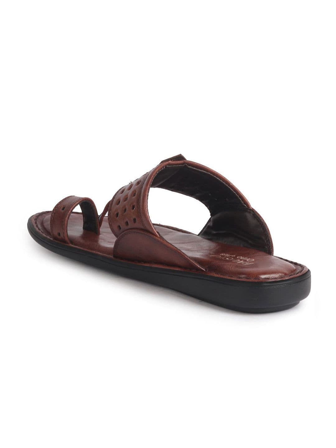 FAUSTO Men Outfit Kolhapuri Toe Ring Strap Ortho Ultra Lightweight Slip On Sandals thumbnail 7