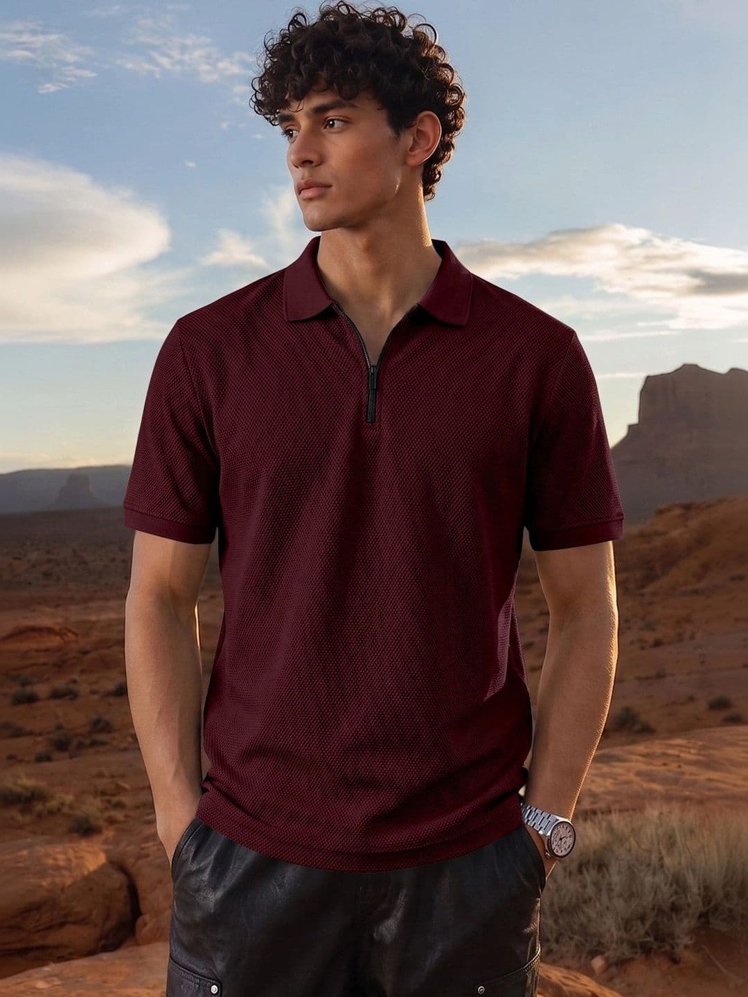 FTX Men Polo Collar T-shirt - view 1