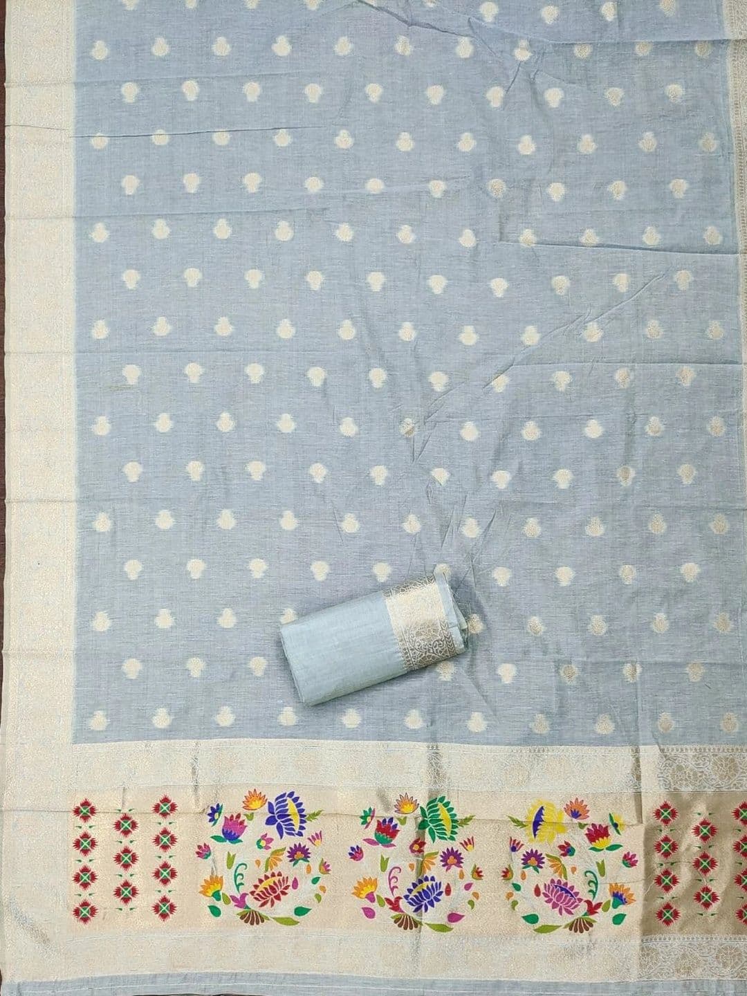 KALINI Pure Cotton Unstitched Dress Material thumbnail 2