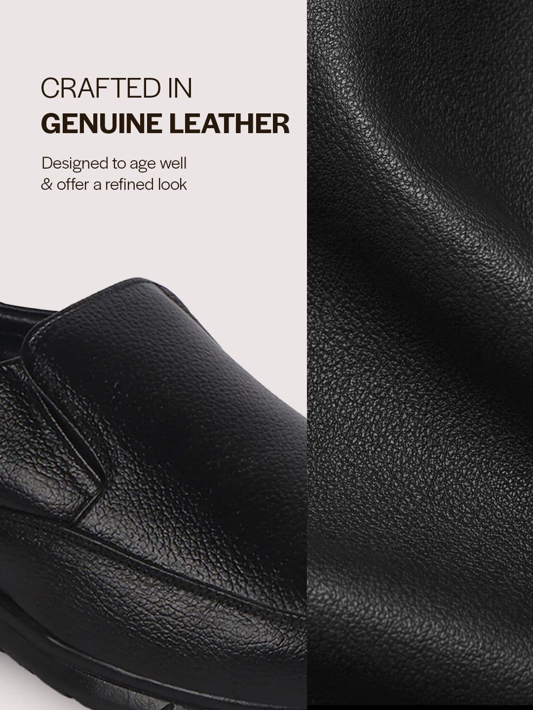 FAUSTO Men Leather Formal Slip-On thumbnail 4