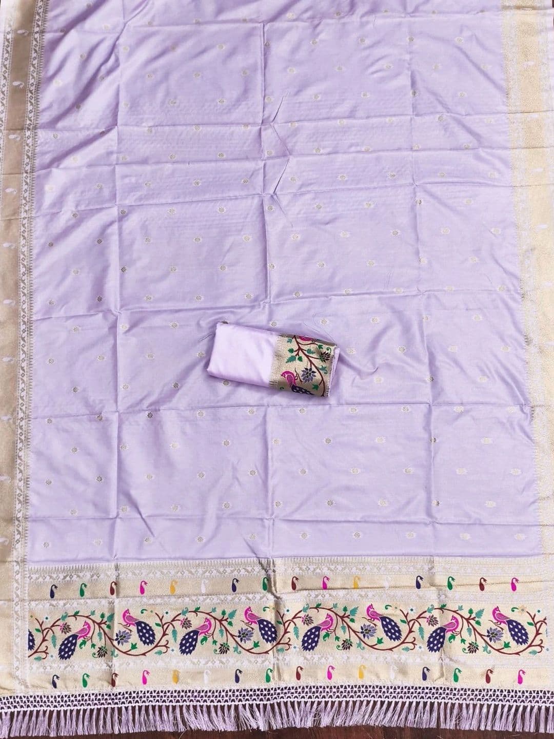 KALINI Pure Silk Unstitched Dress Material thumbnail 2