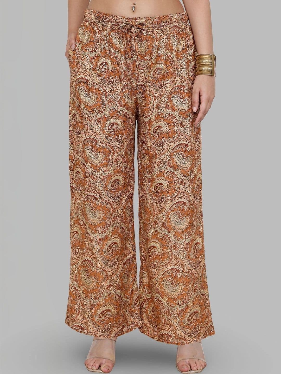 Moda Rapido X Gracit Women Paisley Printed Ethnic Palazzos - view 1