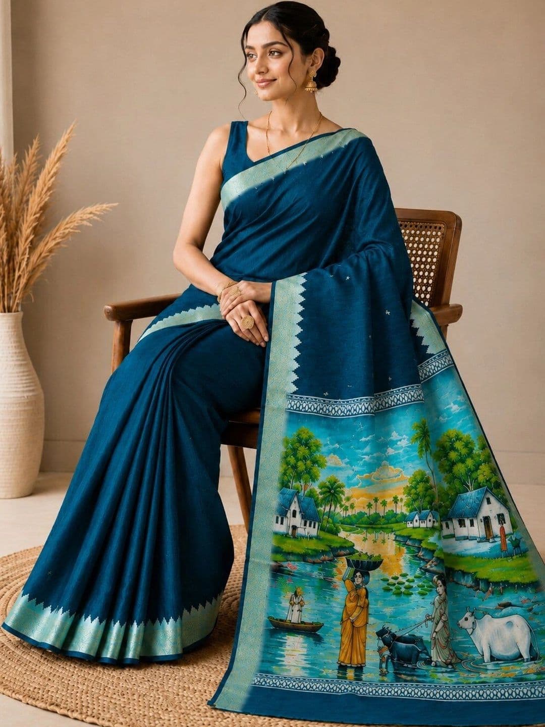 NARIVESH TRENDS Saree thumbnail 4