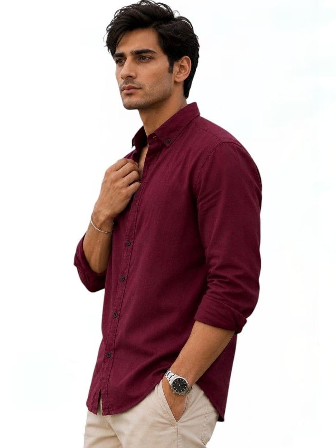 Zans and mens Men Standard Casual Shirt thumbnail 2