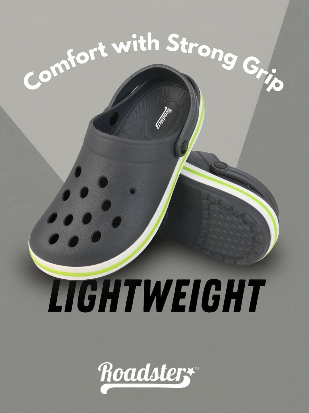 Roadster Men Colourblocked Croslite Clogs thumbnail 5