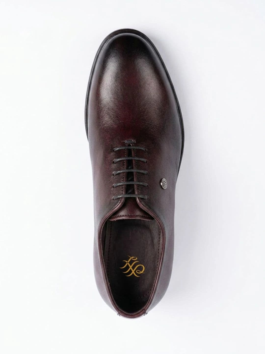 House of Pataudi Men Pointed Toe Lace-Ups Formal Oxfords thumbnail 2