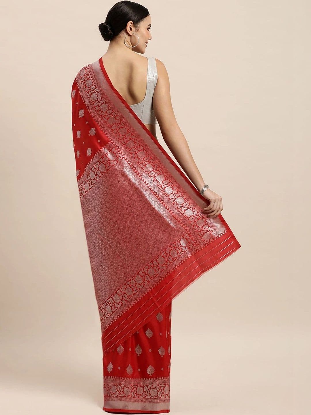 KALINI Woven Design Zari Art Silk Banarasi Saree thumbnail 5