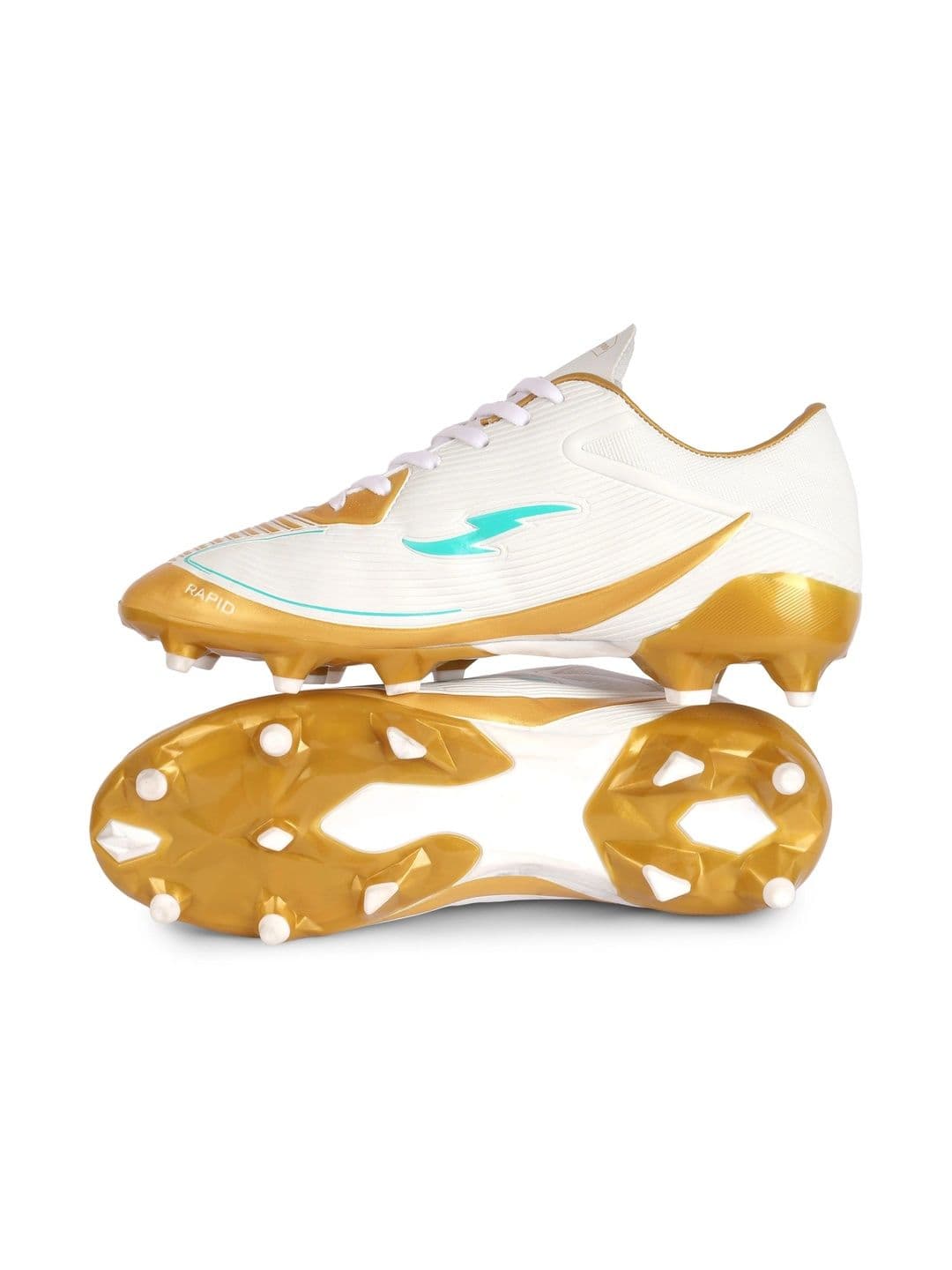 Velpro Turf Hardground TPU Dual Color Sole Lightweight Studs Football Shoes for Men thumbnail 4