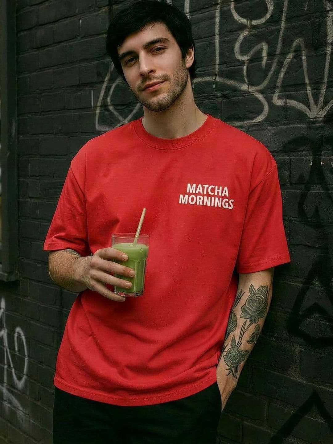 TOXA Men Typography Printed T-shirt thumbnail 3