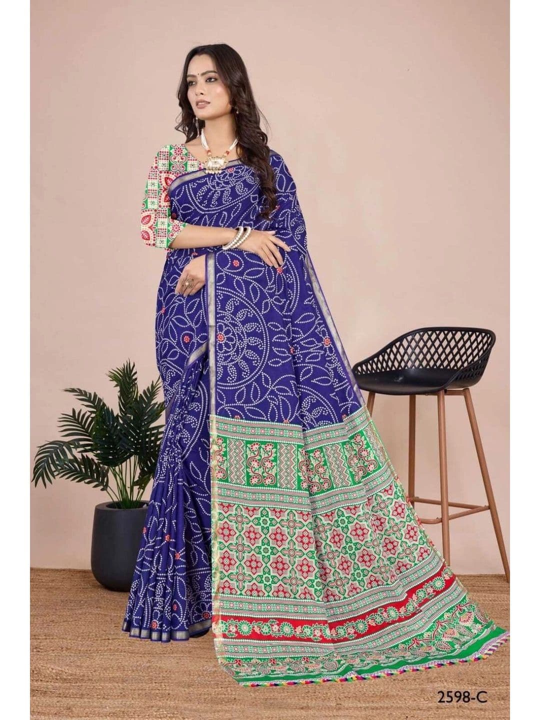 MITITA FASHION Bandhani Saree - view 1
