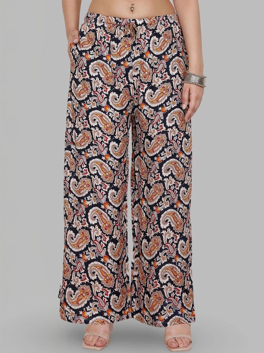 Moda Rapido X Gracit Women Paisley Printed Ethnic Palazzos - view 1