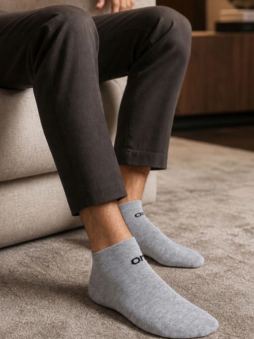 One8 Men Cotton Ankle Length Socks thumbnail 6