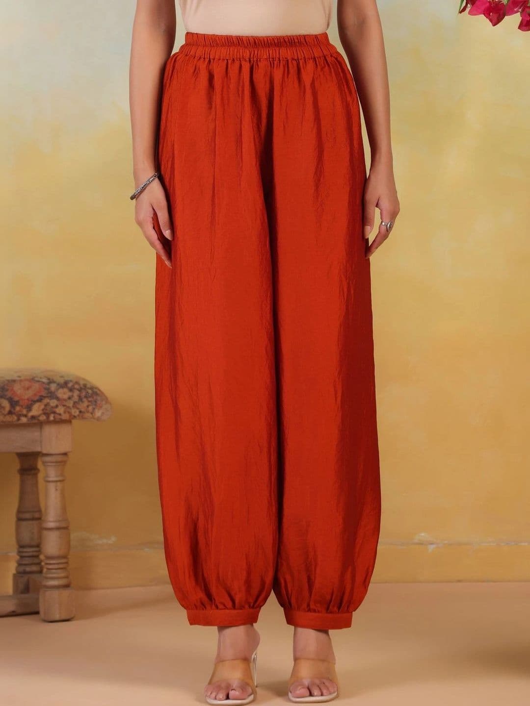 JAIPUR KURTI LUXE Women Knitted Ethnic Palazzos - view 1