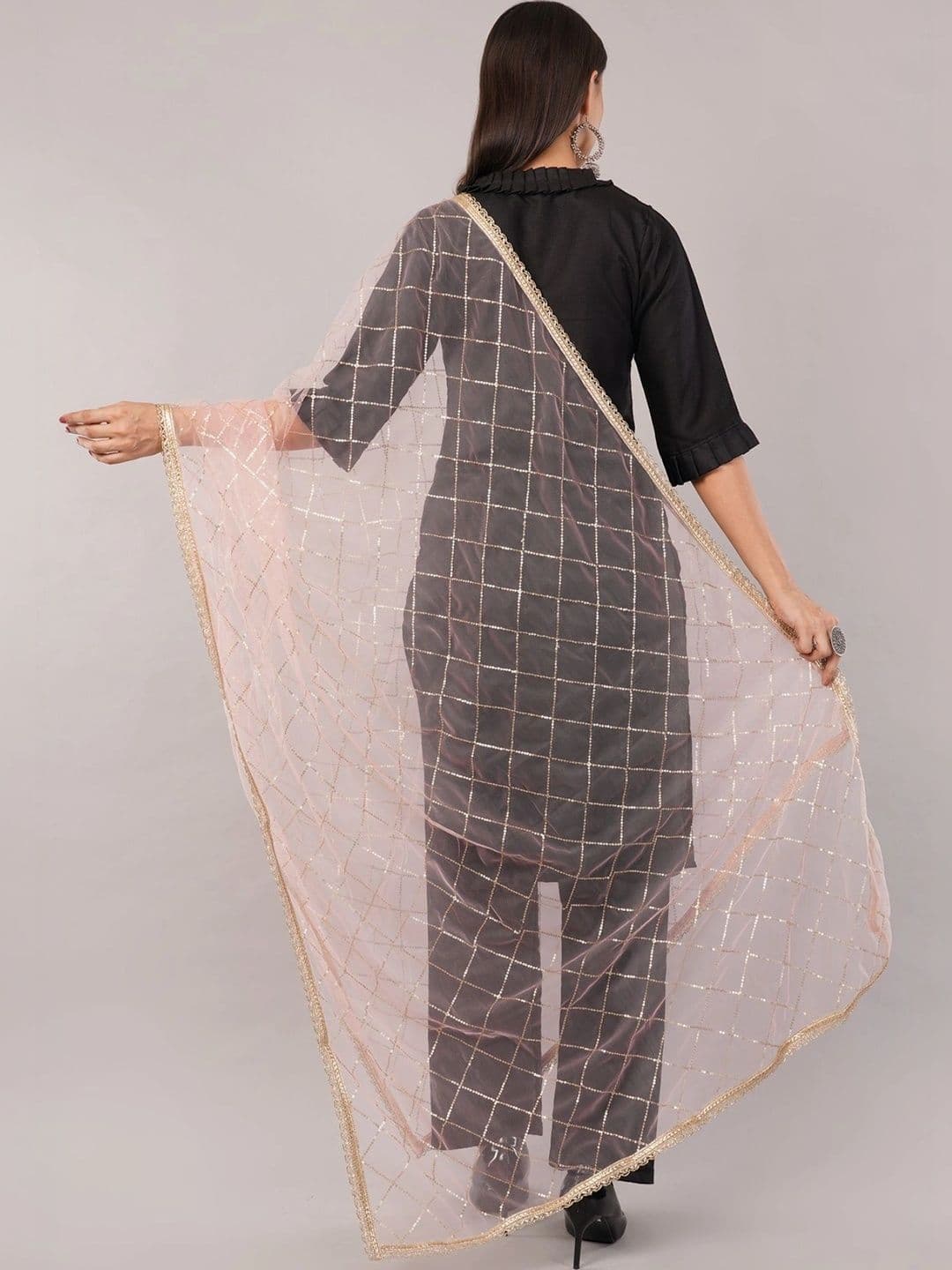 IVAARA Embroidered Dupatta with Zari thumbnail 2