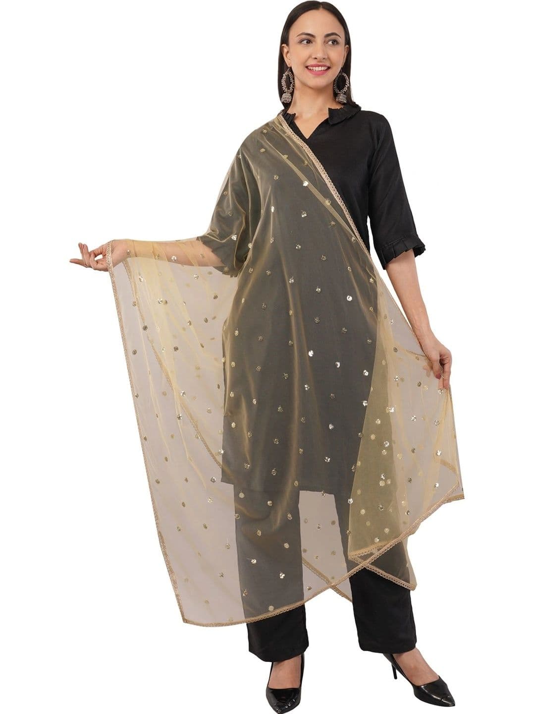 IVAARA Dupatta with Sequinned thumbnail 6