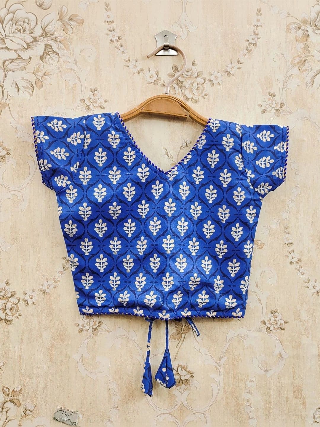 KALINI Girls Printed Block Print Ready to Wear Lehenga & thumbnail 6