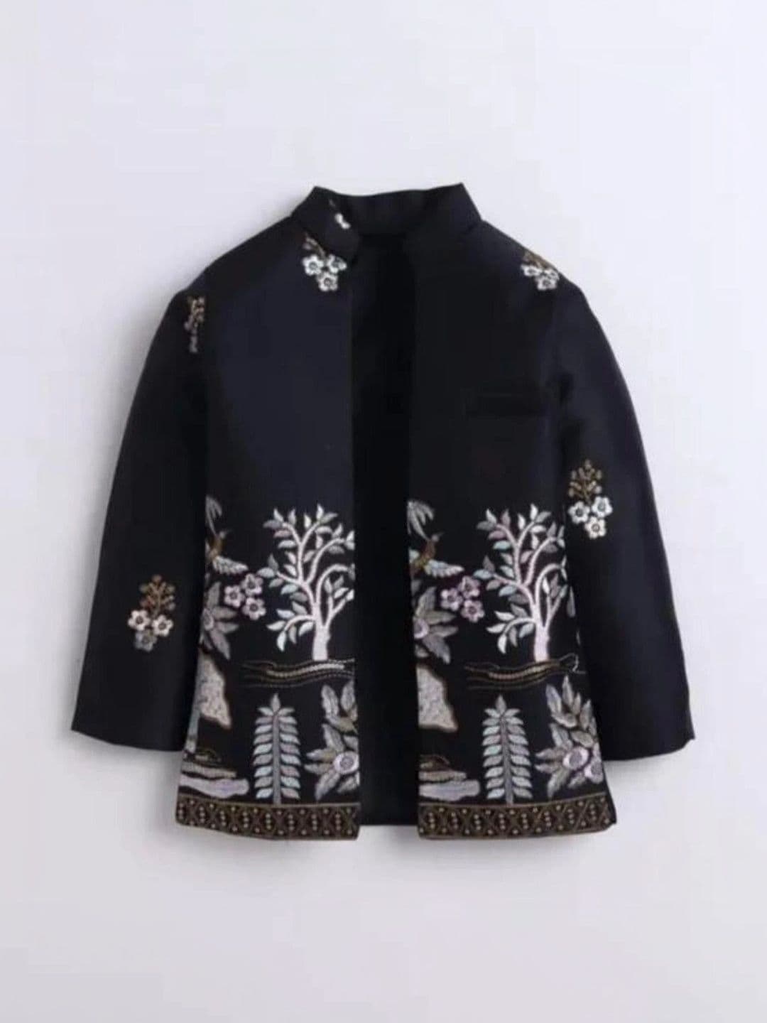 ELITE TRENDZZ Boys Embroidered Sherwani Set thumbnail 3