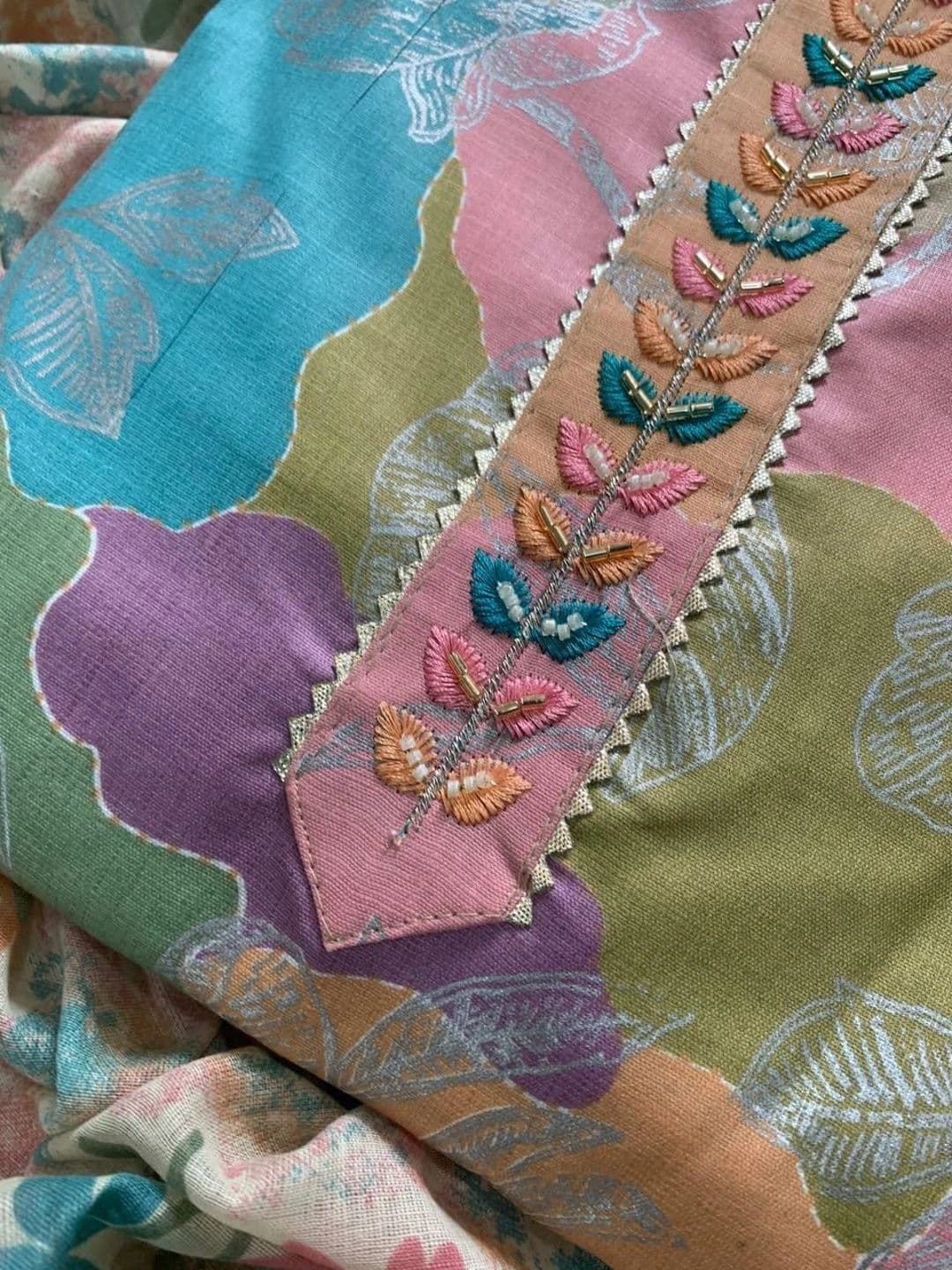 style loft Unstitched Dress Material thumbnail 2