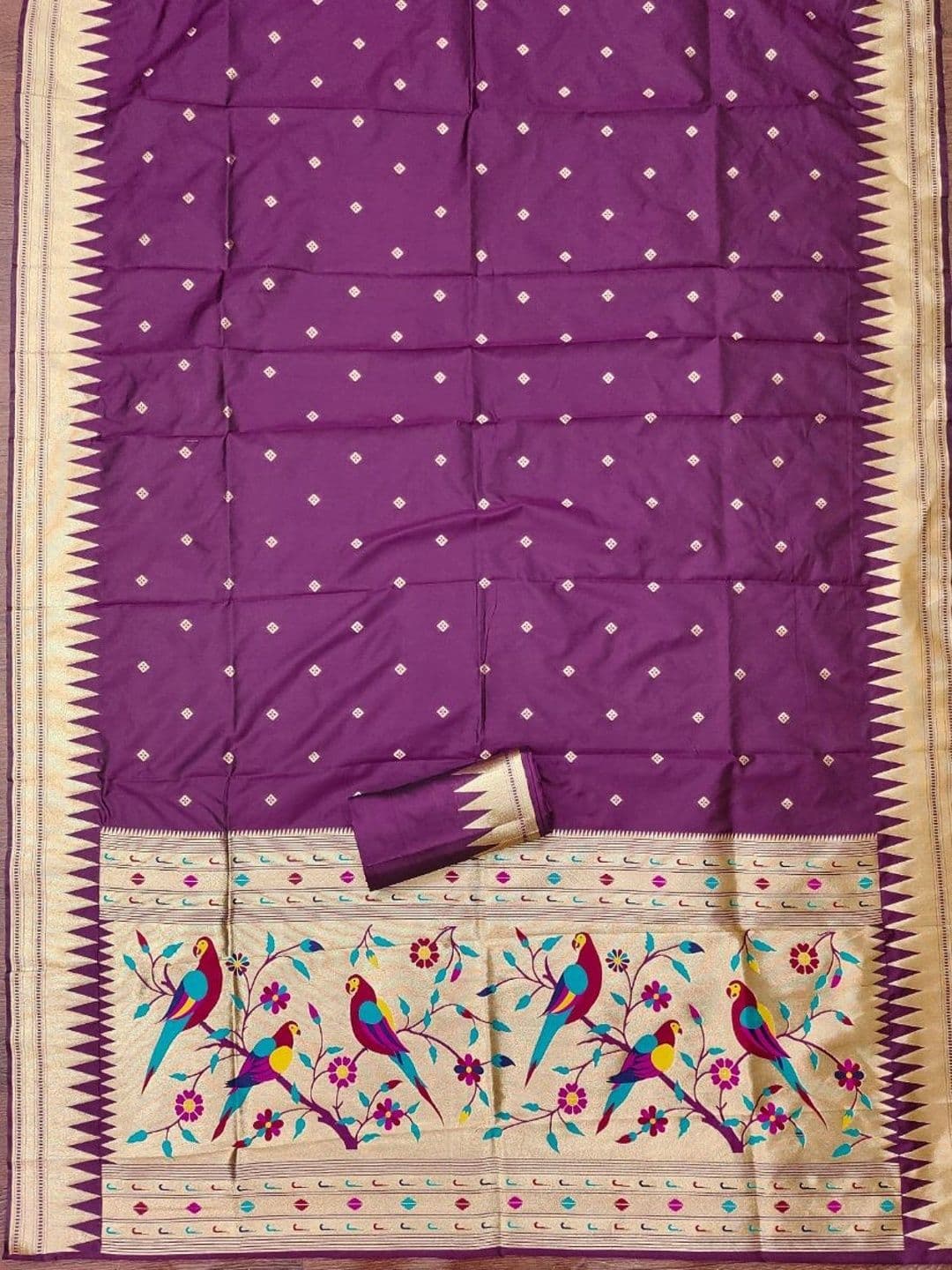 Dhaaga Ghar Pure Silk Unstitched Dress Material thumbnail 3