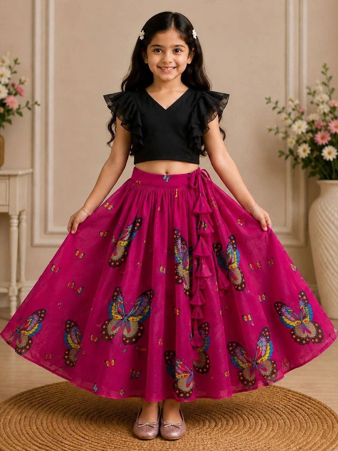 KALINI Girls Ready to Wear Lehenga & - view 1