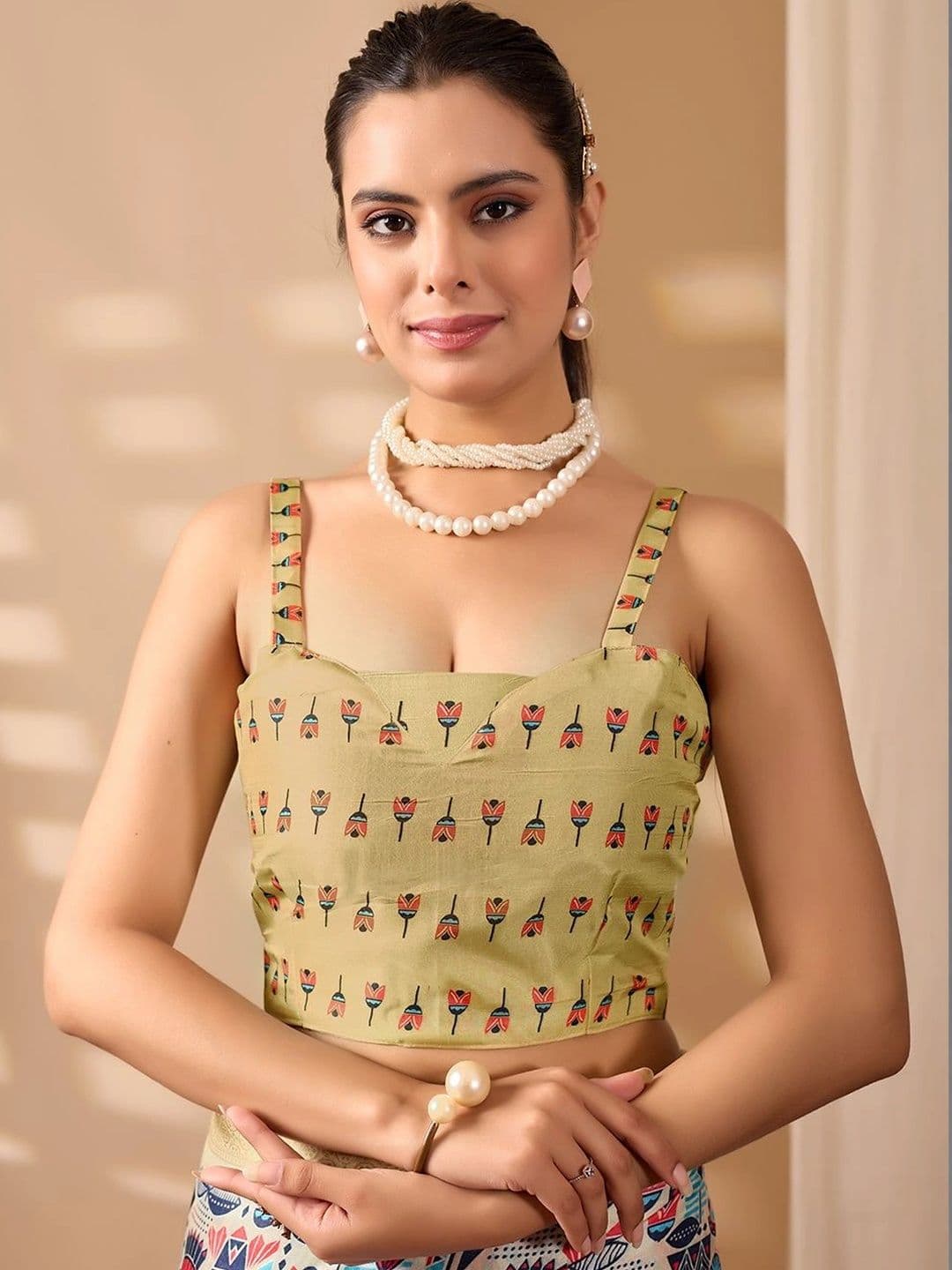 Mitera Kalamkari Zari Silk Blend Designer Saree thumbnail 7