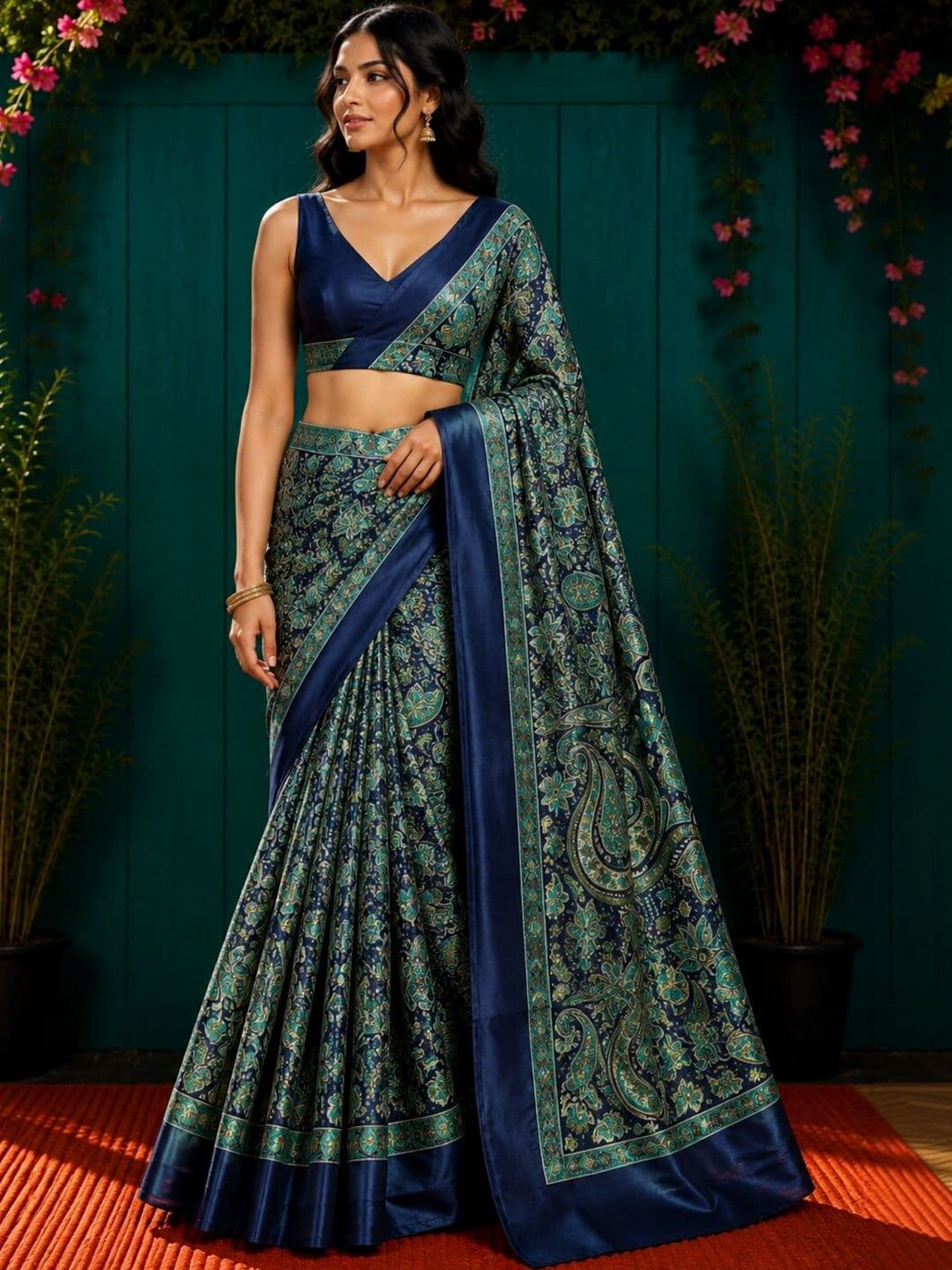 DIVASTRI Art Silk Designer Saree - view 1