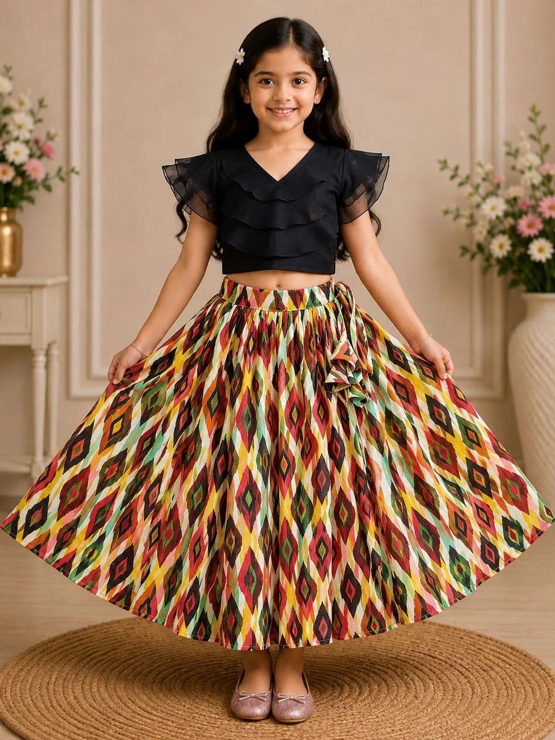 KALINI Girls Ready to Wear Lehenga & - view 1