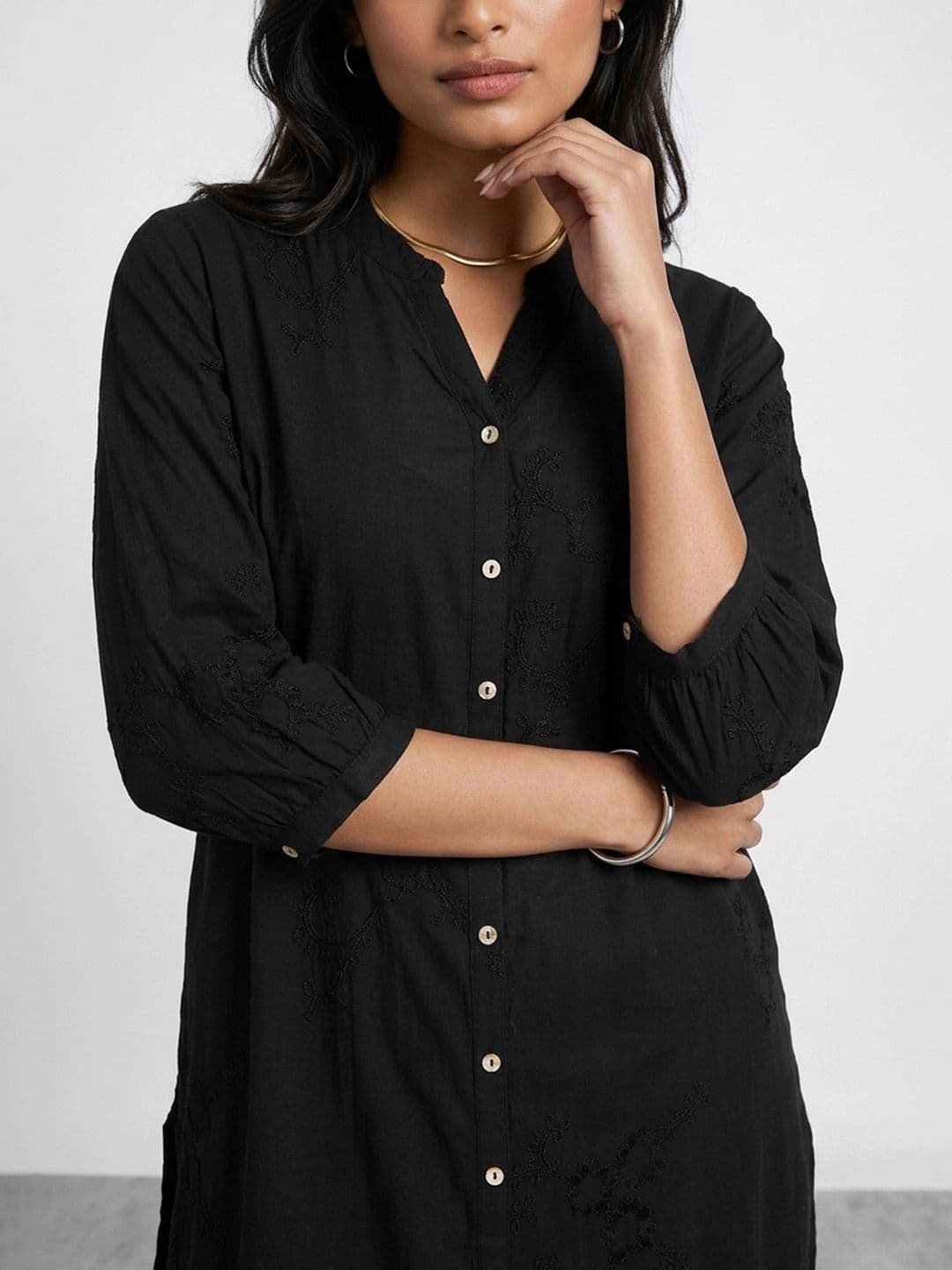 Melange by Lifestyle Women Ethnic Motifs Kurta thumbnail 2