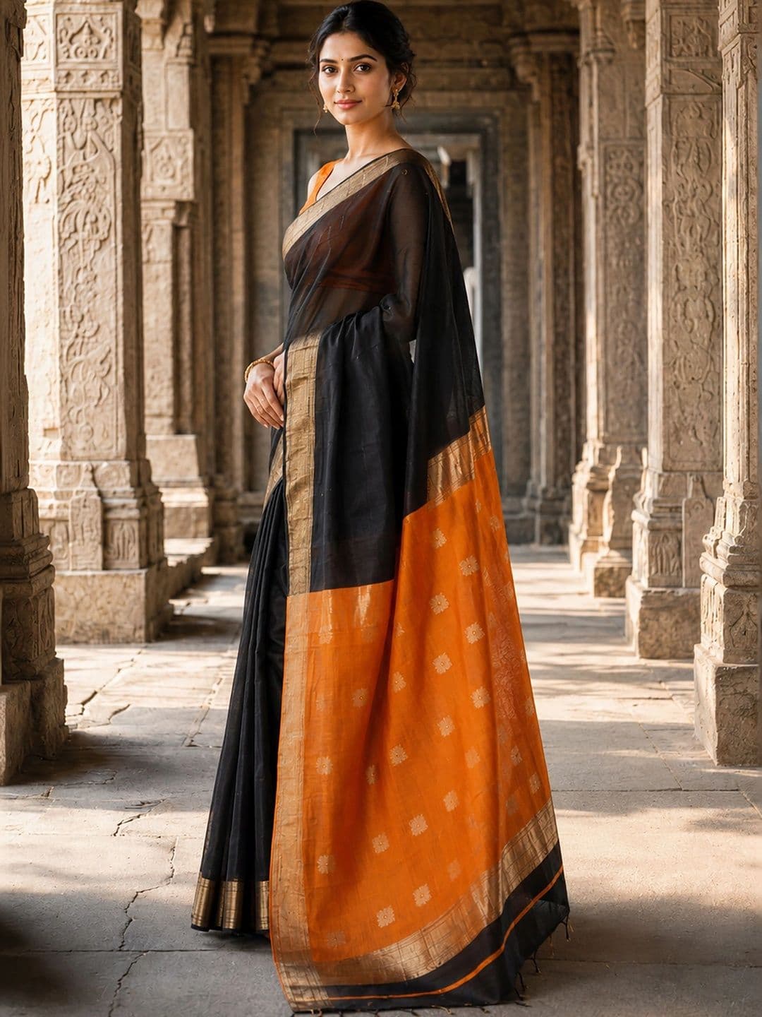 Mitera Woven Design Zari Designer Kanjeevaram Saree thumbnail 3