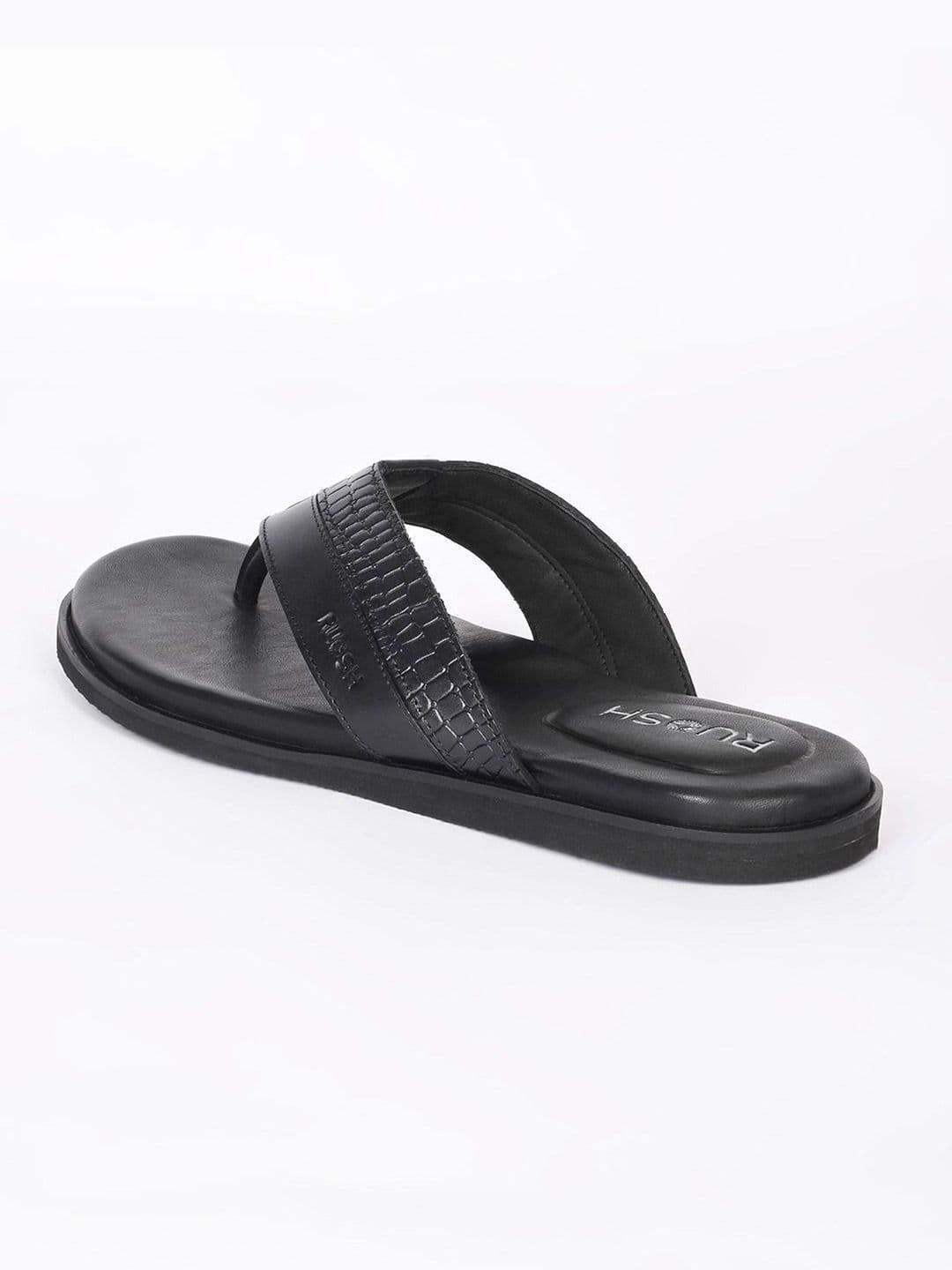 Ruosh Men Leather Slip-On Core Sandals thumbnail 2