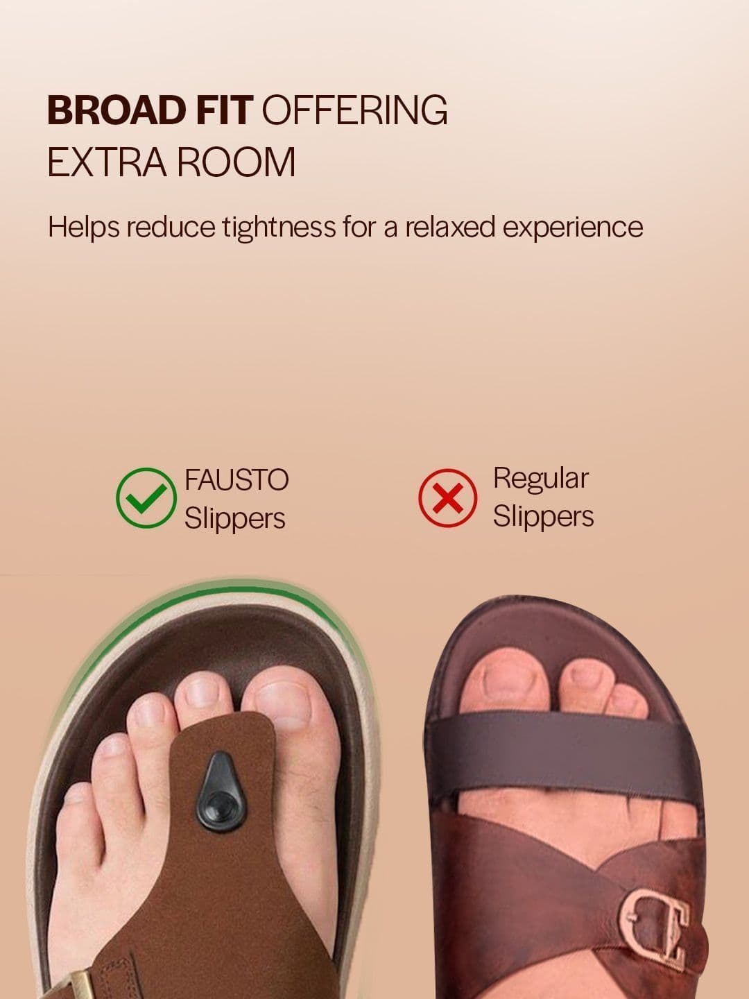 FAUSTO Men Slip-On Comfort Sandals thumbnail 7