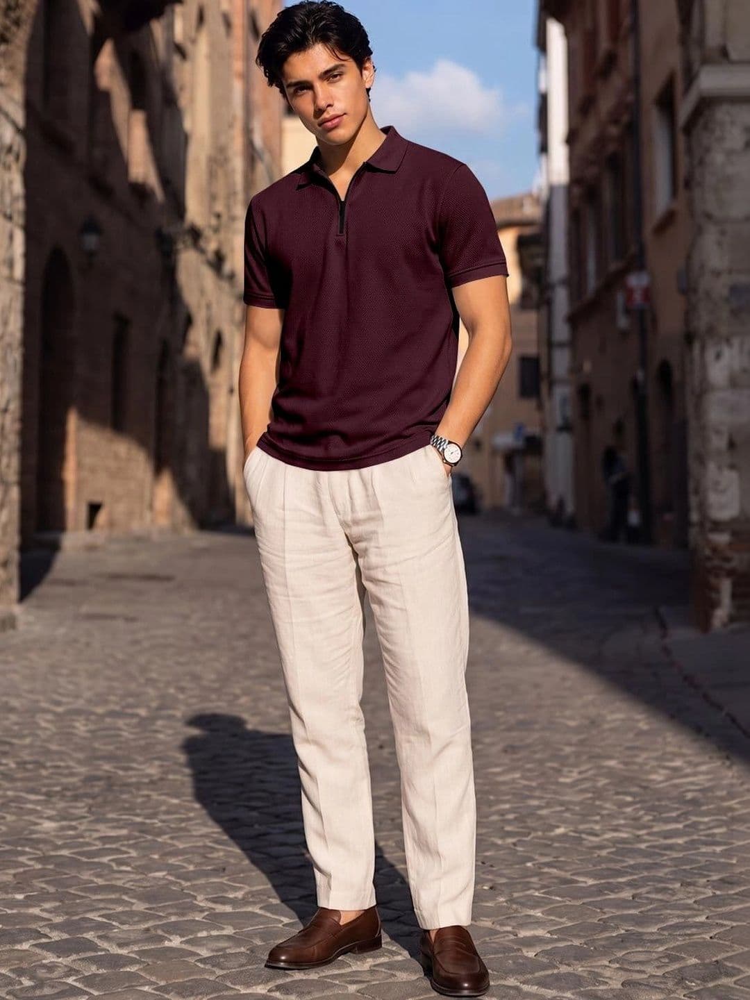 FTX Men Polo Collar T-shirt thumbnail 3