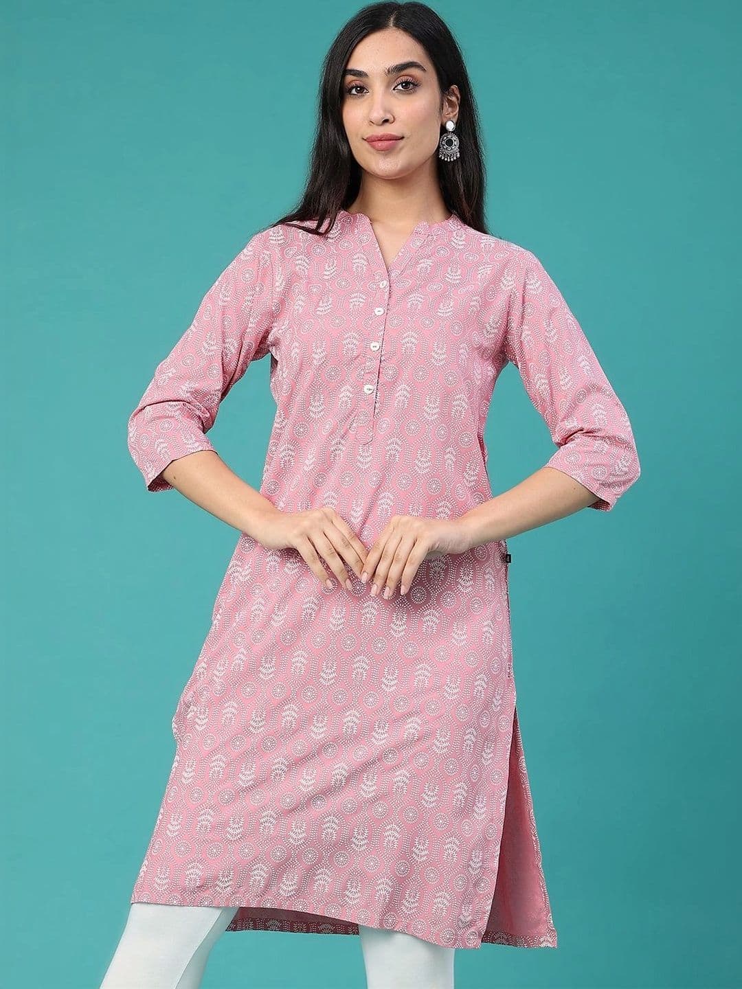 V-Mart Women Ethnic Motifs Printed Kurta - view 1