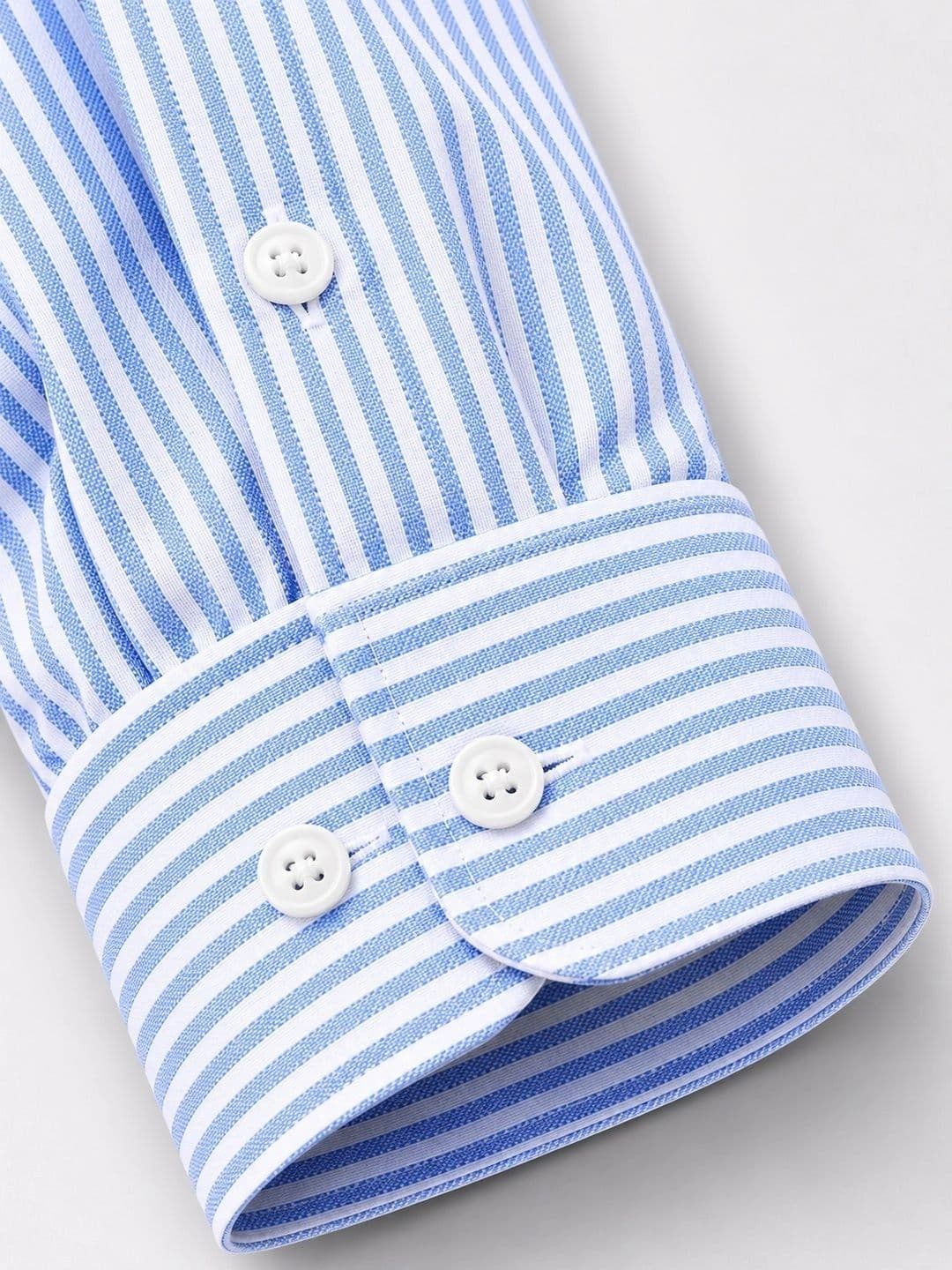HENSHIKA Men Standard Striped Casual Shirt thumbnail 7