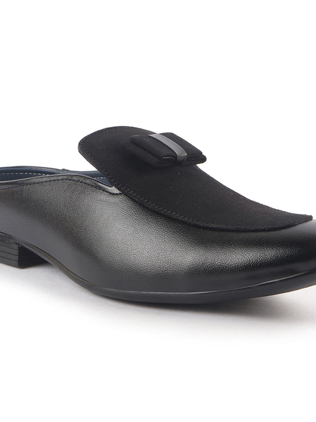FAUSTO Men Textured Leather Slip-On Formal Shoes thumbnail 7