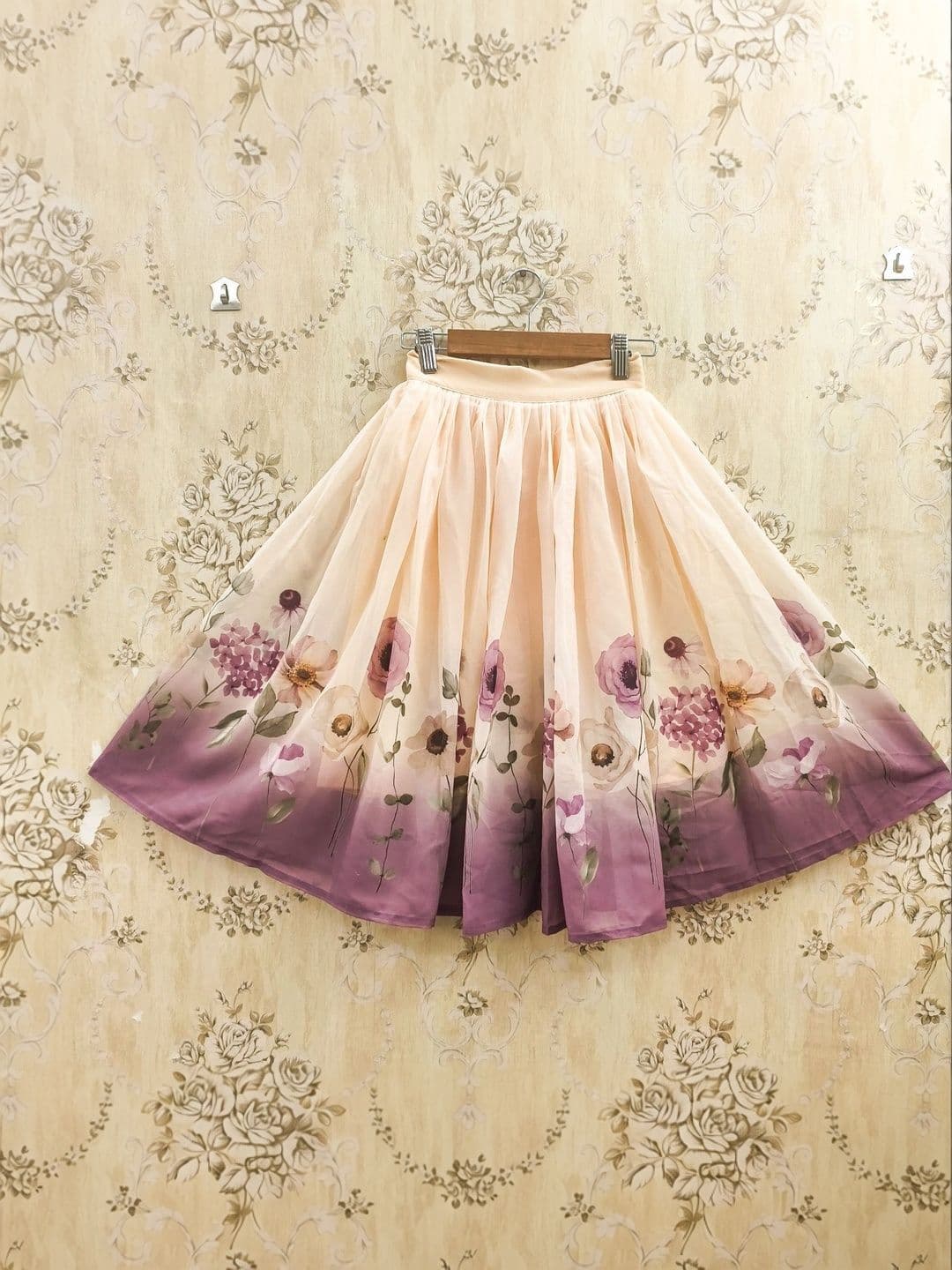 KALINI Girls Printed Ready to Wear Lehenga & thumbnail 4
