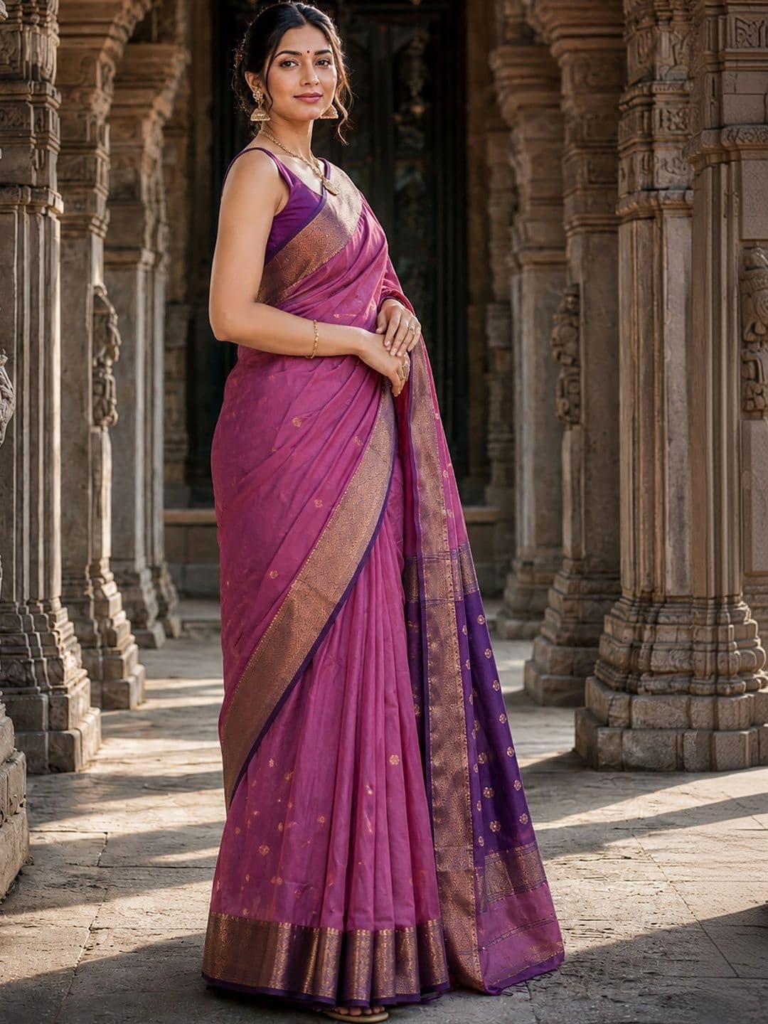 Mitera Woven Design Designer Kanjeevaram Saree thumbnail 2