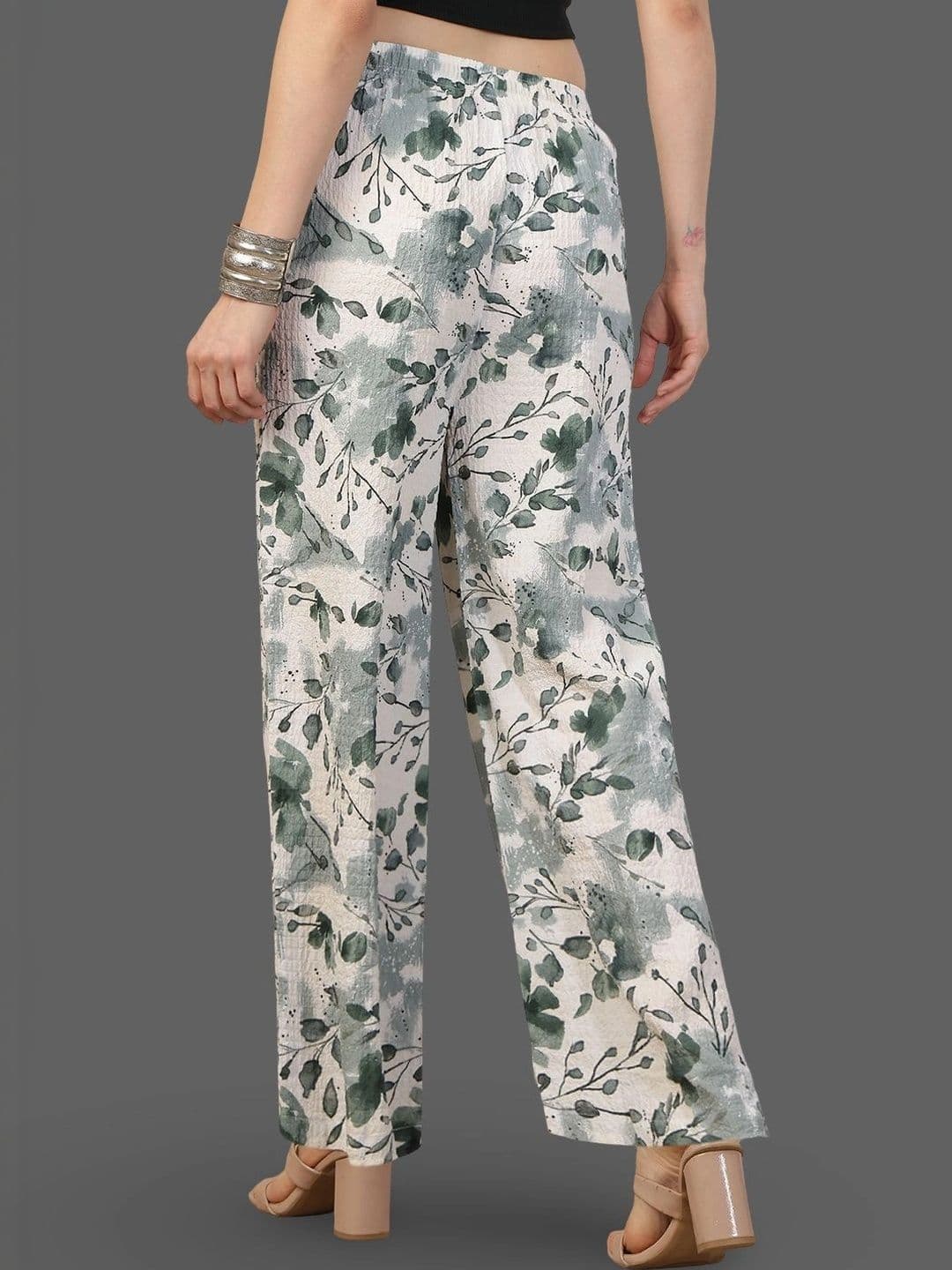 Moda Rapido X Gracit Women Floral Printed Ethnic Palazzos thumbnail 2
