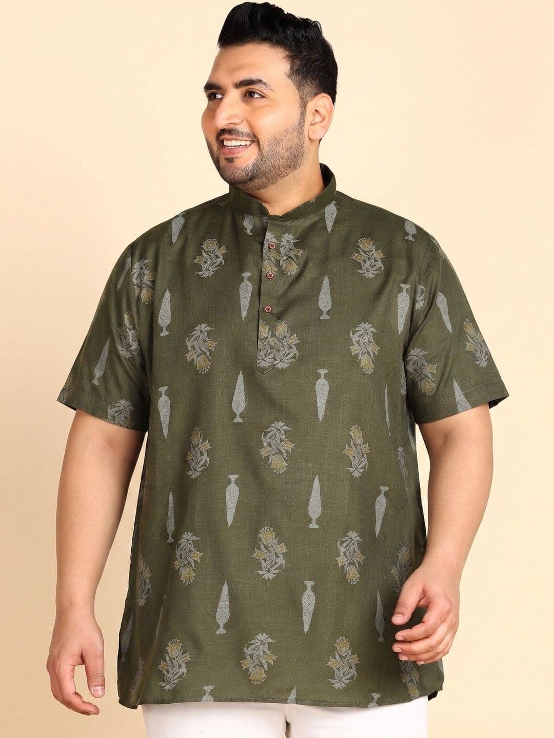Sztori Men Ethnic Motifs Printed Kurta - view 1