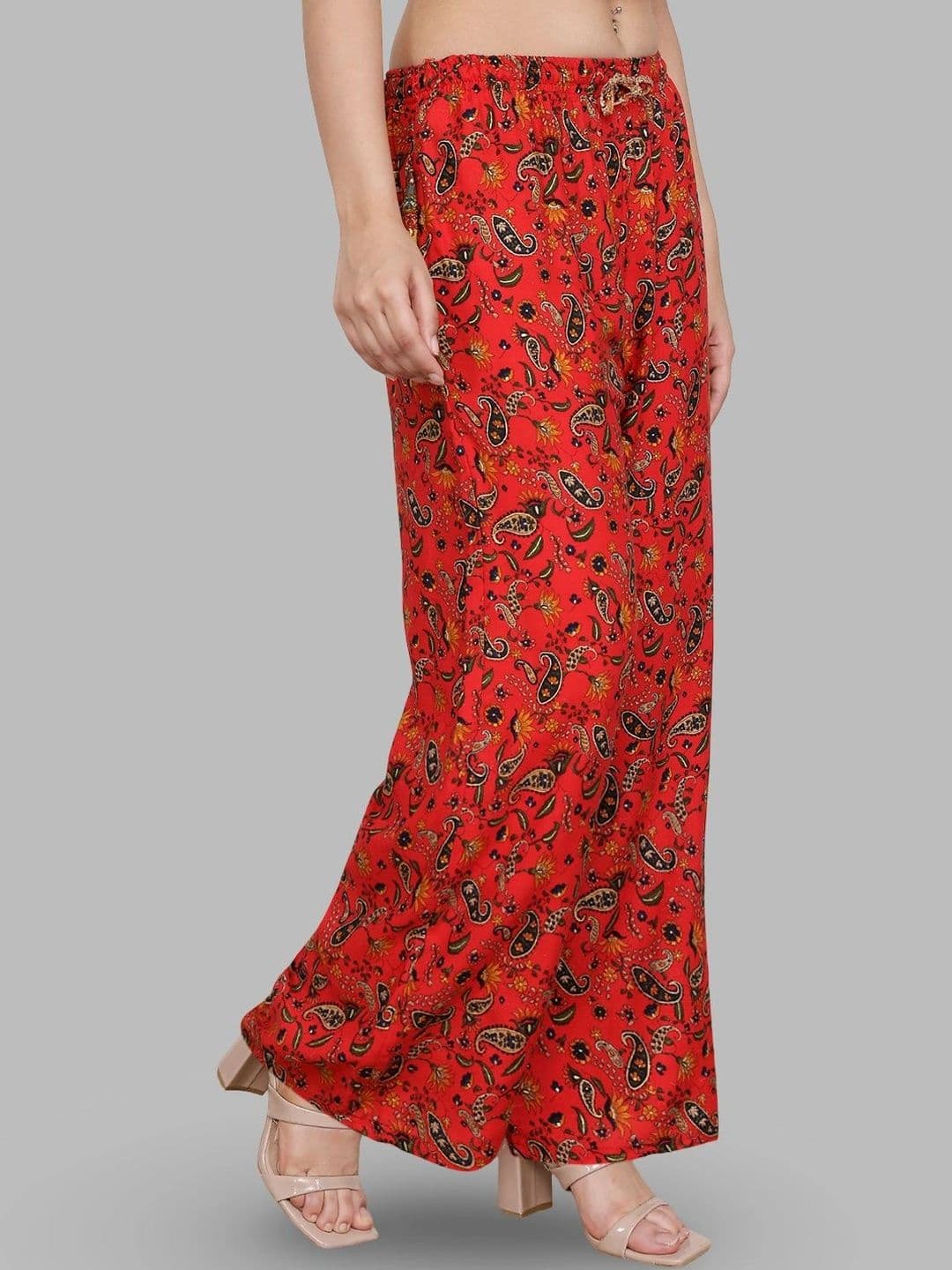 Moda Rapido X Gracit Women Paisley Printed Ethnic Palazzos thumbnail 3