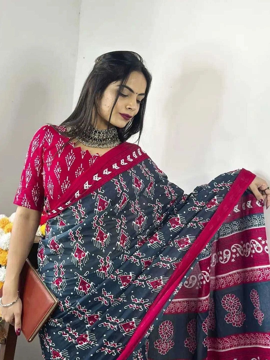 MITITA FASHION Fusion Saree thumbnail 5